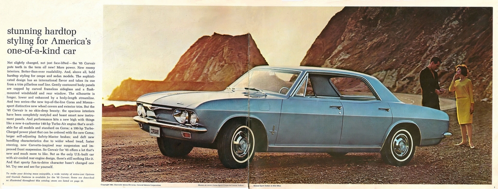 1965 Chevrolet Corvair Brochure Page 1